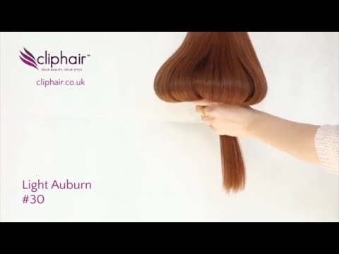 Shade | Light Auburn #30 Hair Extensions - Cliphair Extensions