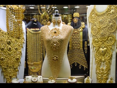 Dubai Gold Souk -  City of Gold (Amazing collections of gold, silver ,diamonds & precious stones)