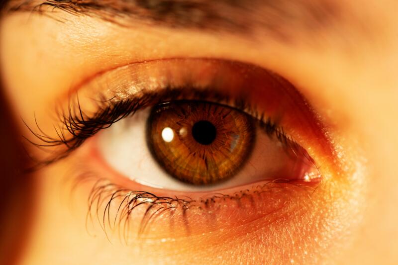 eye colour amber