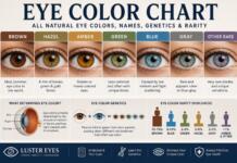 Eye Color Chart: All Natural Eye Colors, Names & Genetics eye color chart