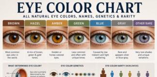 Eye Color Chart: All Natural Eye Colors, Names & Genetics eye color chart